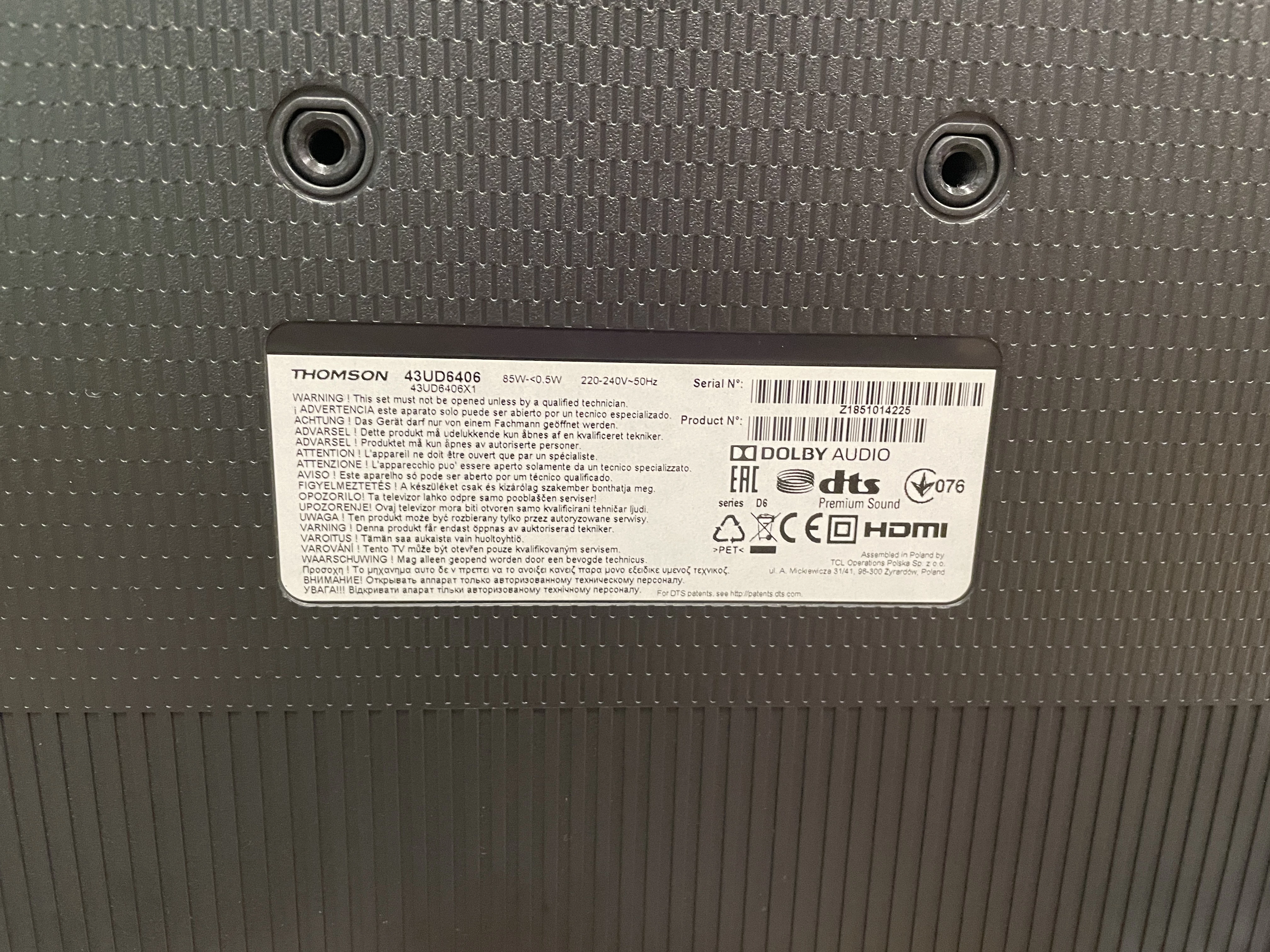 telewizor-thomson-43ud6406-uszkodzony-przekatna-ekranu-cale-4300