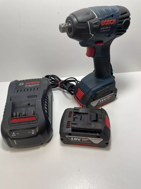 KLUCZ UDAROWY BOSCH GDS 18 V-LI + 2 AKU 18V