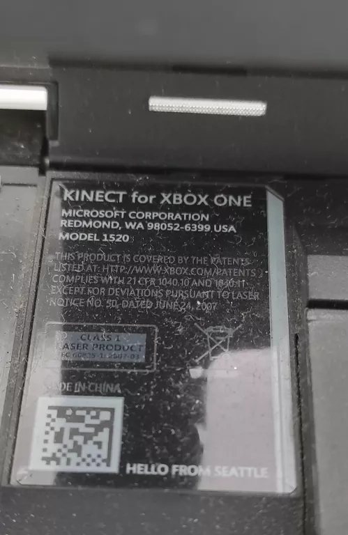 KINECT XBOX ONE MODEL 1520 + ZASILACZ