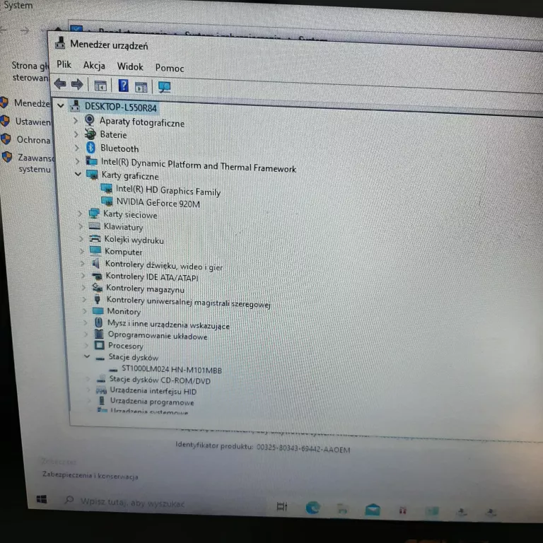 LAPTOP ASUS A555L I3-4005/4GB/HDD/NVIDA GEFORCE 920 M/WIN 10 HOME