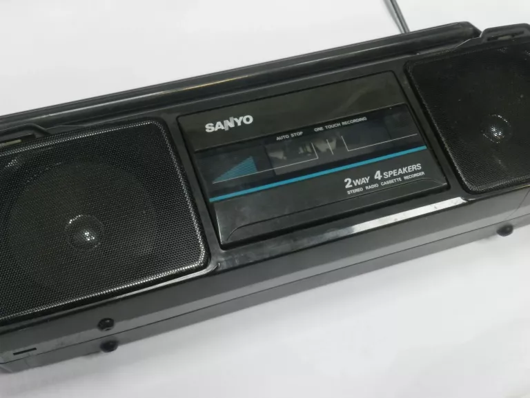 RADIO KASETOWE SANYO M7024A BOOMBOX CZARNE