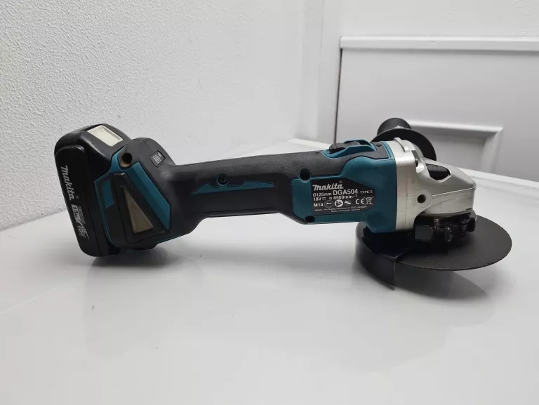 SZLIFIERKA KĄTOWA MAKITA DGA504 + BATERIA