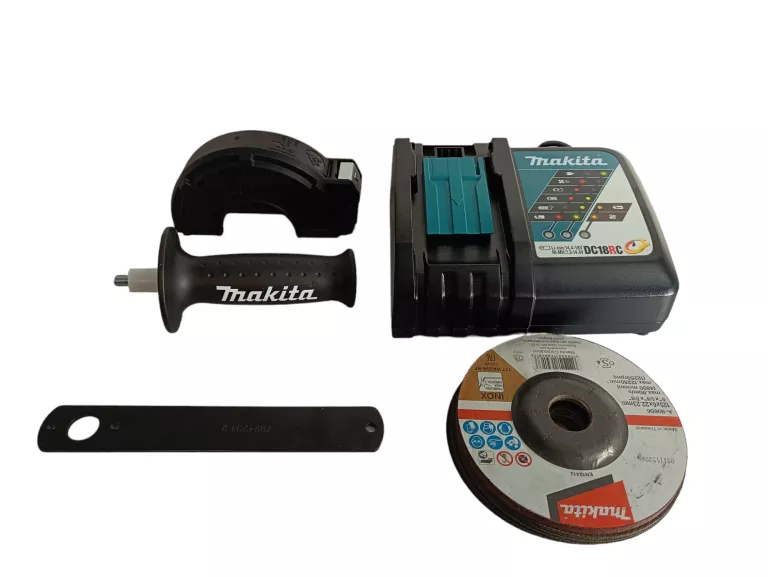 SZLIFIERKA KĄTOWA MAKITA DGA511 + AKU +ŁAD+TARCZE