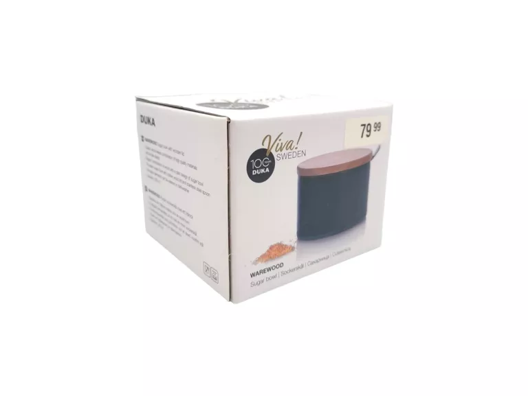 CUKIERNICA DUKA WAREWOOD PORCELANA CZARNA