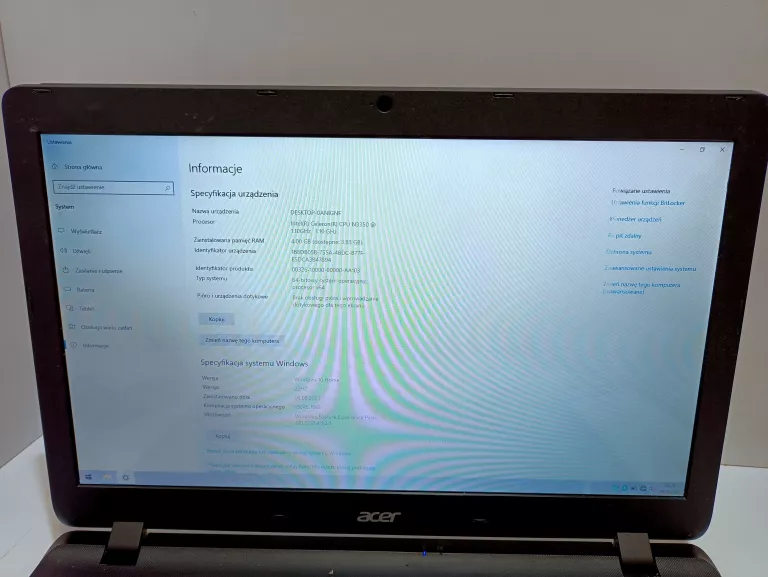 LAPTOP ACER ASPIRE ES 17 | 4/1000GB | ! OPIS !