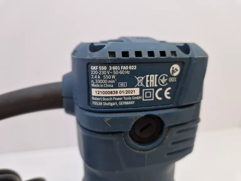 FREZARKA KRAWĘDZIOWA BOSCH GKF 550 KOMPLET