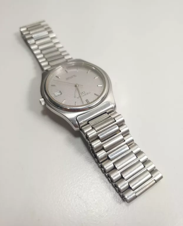 CERTINA DS 7030 EOL 115 Z LAT "90, PLECIONA BRANSOLETA, SZAFIROWE SZKŁO