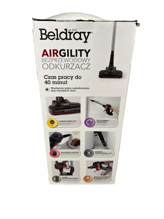ODKURZACZ PIONOWY BELDRAY BEL0737NTFOB