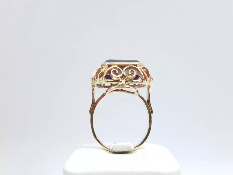 zloty-pierscionek-syntetyczny-spinel-585pr-810g-kamien-inny-kamien