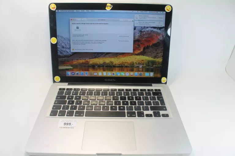 APPLE MACBOOK PRO A1278 ZAŁOŻONE KONTO