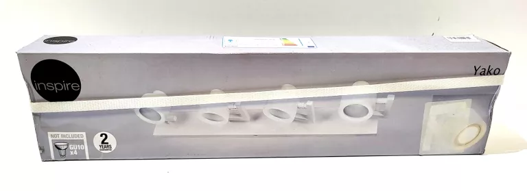 LISTWA REFLEKTOROWA YAKO BIAŁA GU10 INSPIRE
