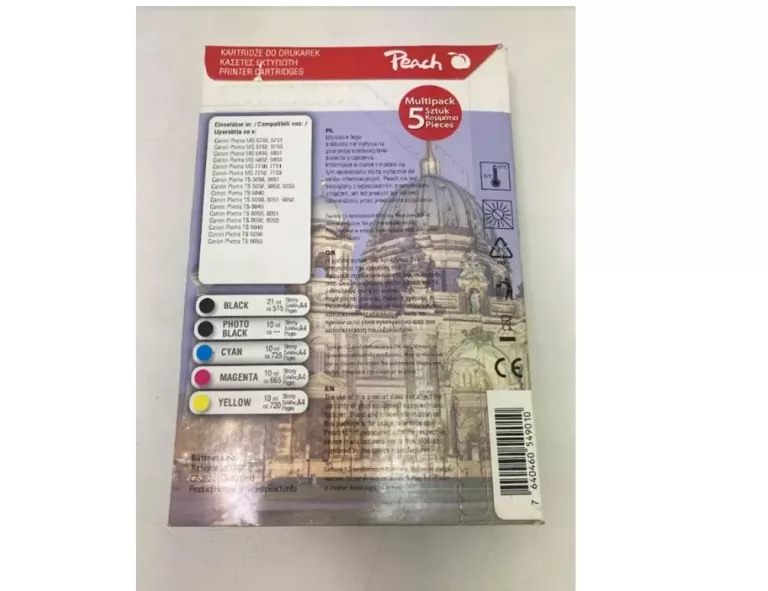 TUSZ DO DRUKARKI PEACH C570/571 XXL CANON