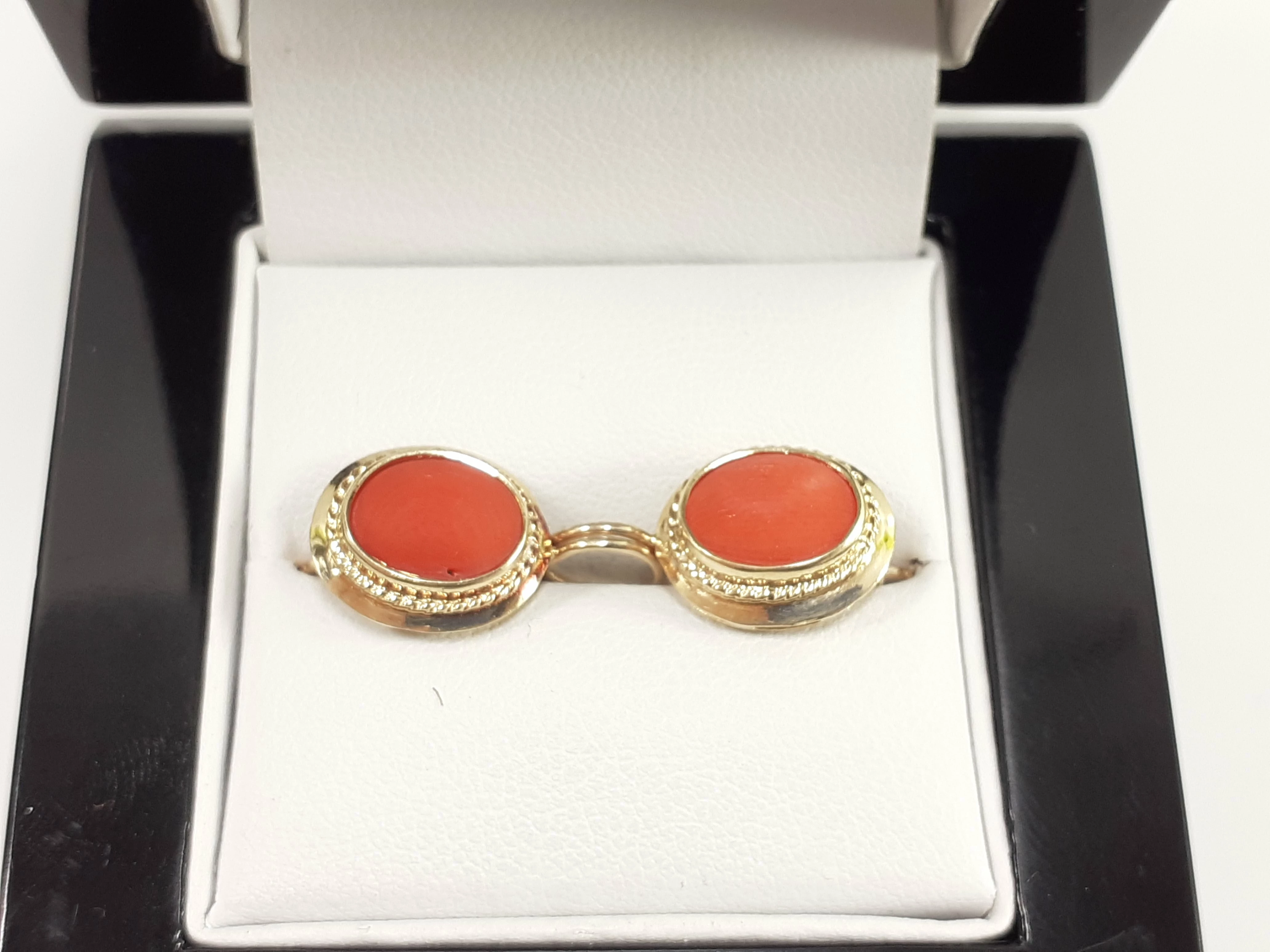 piekne-zlote-kolczyki-z-koralem-585-401g-rodzaj-wyrob-jubilerski