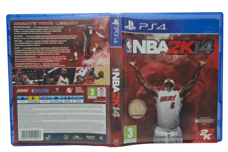 NBA 2K14 - GRA NA KONSOLĘ PLAYSTATION 4