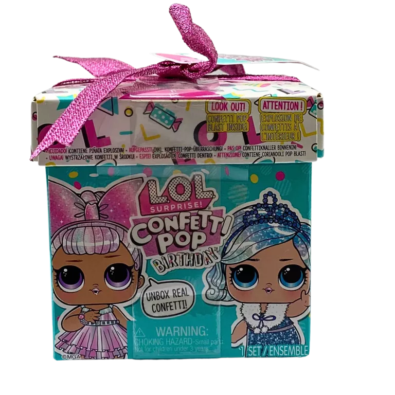 LOL SURPRISE CONFETTI POP BIRTHDAY LALKA + AKC.