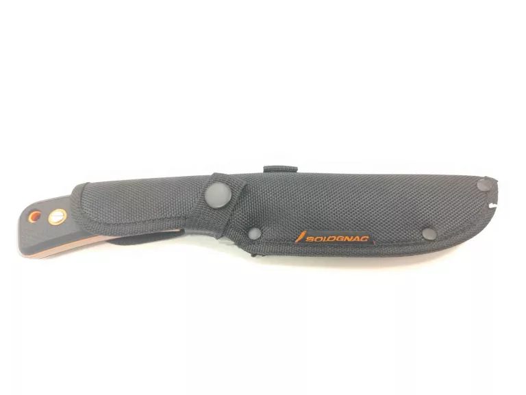 NOŻ MYŚLIWSKI SOLOGNAC SIKA 130 GRIP BLACK