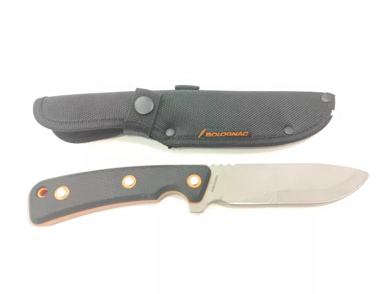 NOŻ MYŚLIWSKI SOLOGNAC SIKA 130 GRIP BLACK