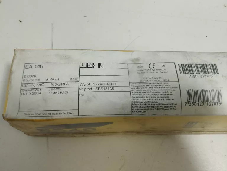 elektrody-spawalnicze-esab-ea-146-5045060-kg-stan-uzywany