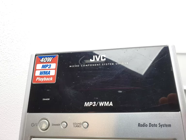 WIEŻA JVC BEZ PILOTA BEZ KOLUMN
