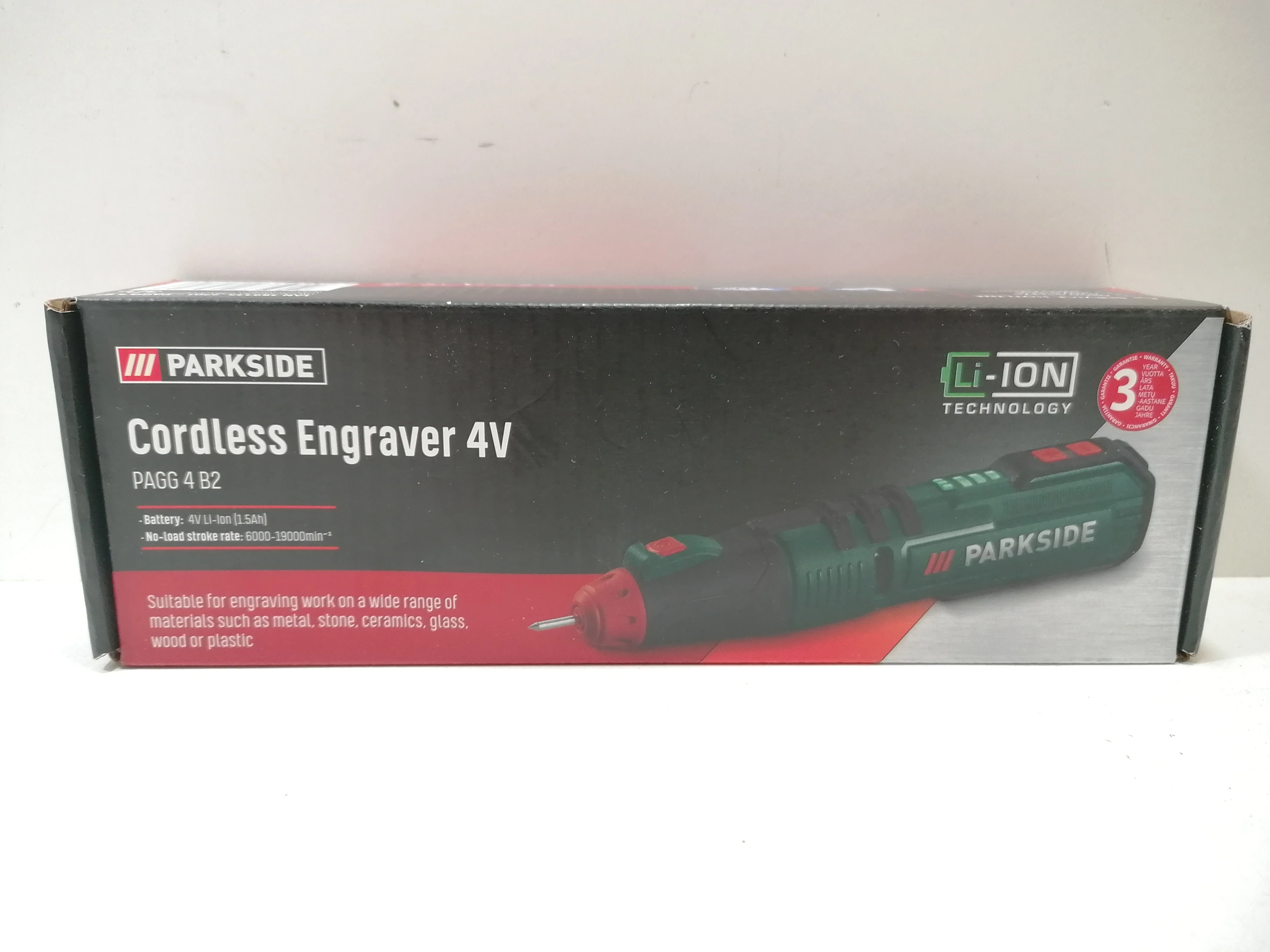 Parkside cordless engraving online tool