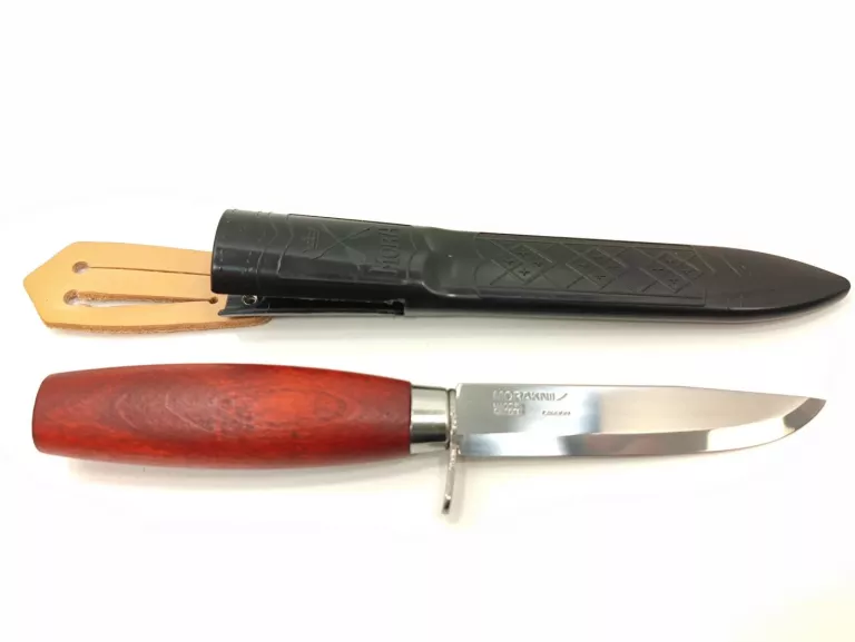 NÓŻ MORA CLASSIC 2F HIGH CARBON CZERWONA OCHRA