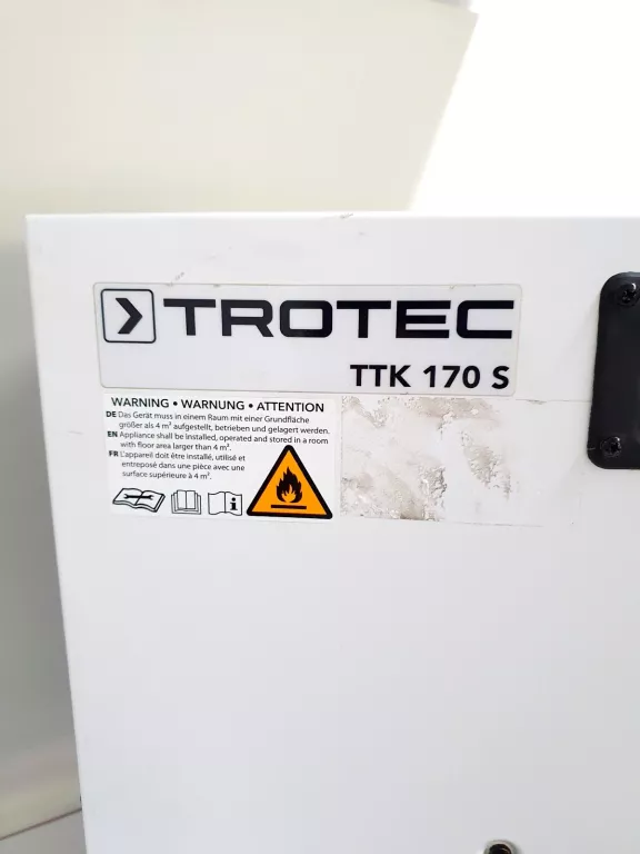 OSUSZACZ POWIETRZA TROTEC TTK 170 S BIAŁY