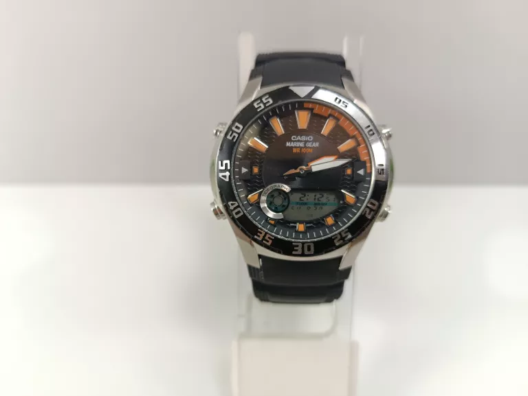 ZEGAREK MĘSKI CASIO AMW-710-1AVEF CHRONO DUAL TIME