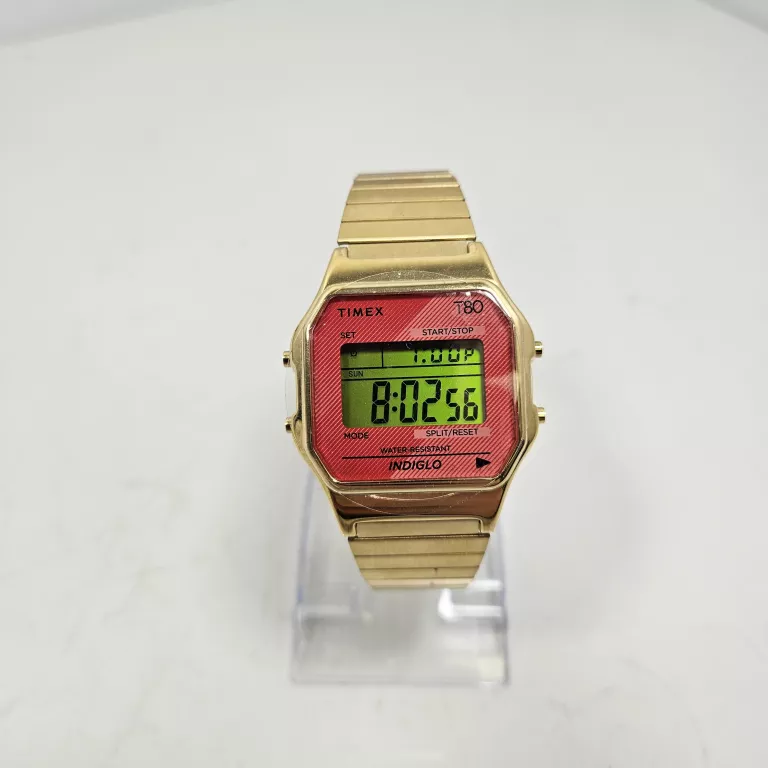ZEGAREK DAMSKI TIMEX T80 TW2R79200 RETRO ZŁOTY