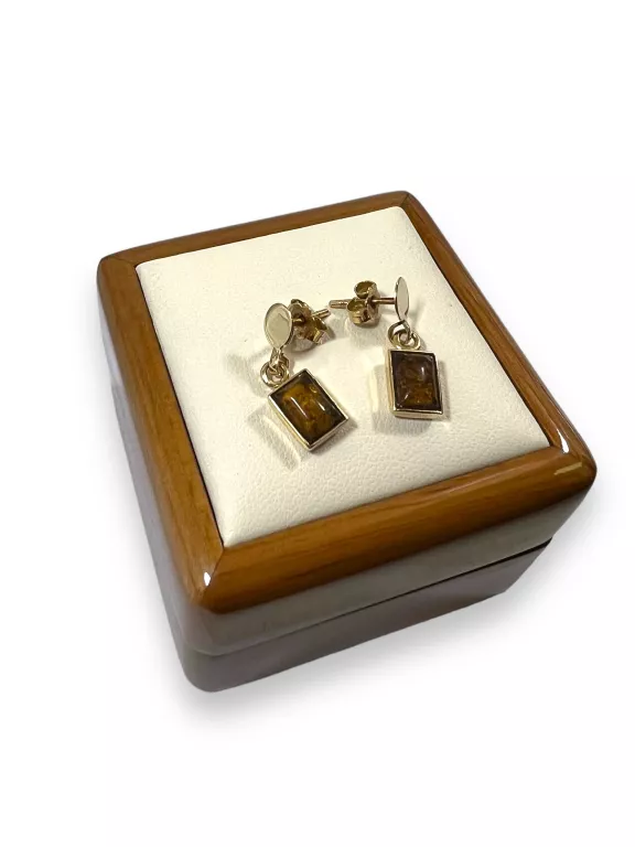 ZWISAJĄCE ZŁOTE KOLCZYKI 2,70G/585/2CM