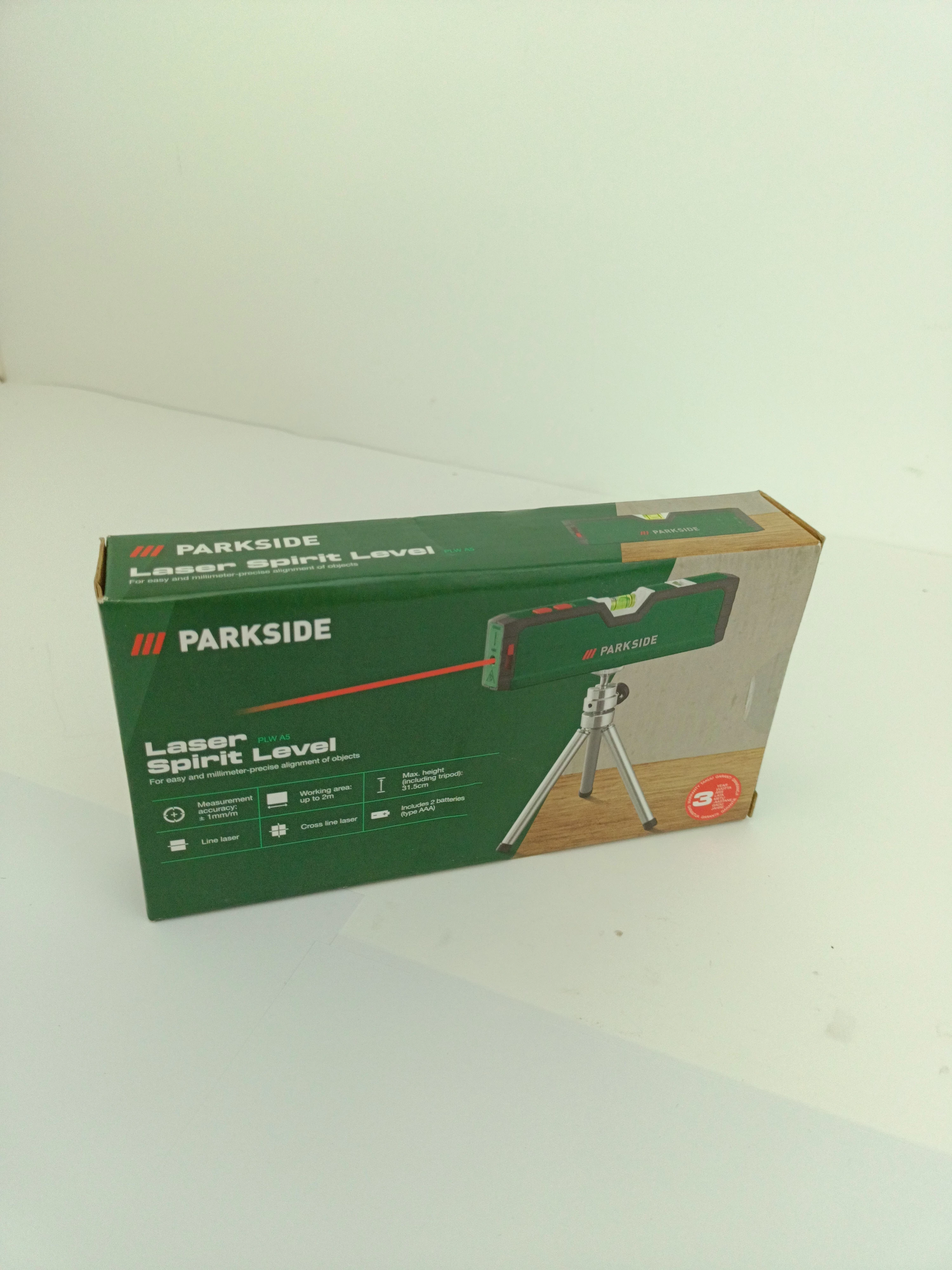 Parkside deals spirit level