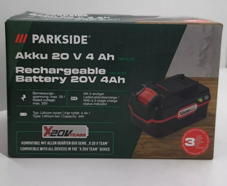 AKUMULATOR 20V 4.0AH PARKSIDE PAP 20 B3