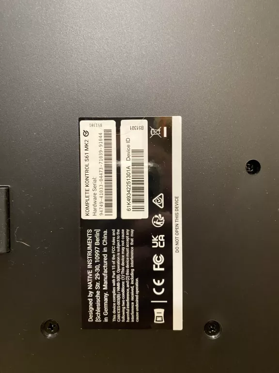 NATIVE INSTRUMENTS KOMPLETE KONTROL S61 MK2