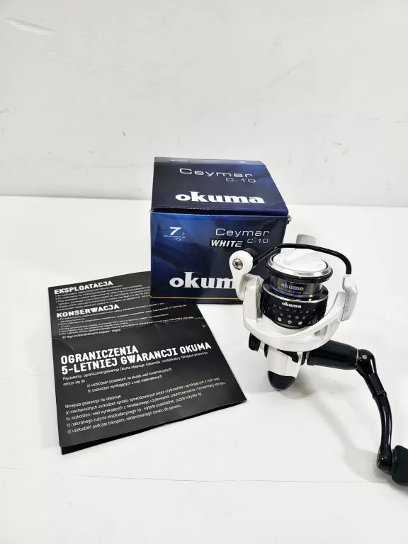 KOŁOWROTEK OKUMA CEYMAR C-10 PUD + GW DO 01.2024