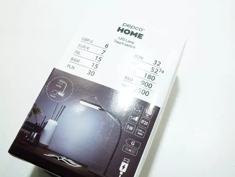 LAMPKA BIURKOWA LED USB PEPCO HOME CZARNA