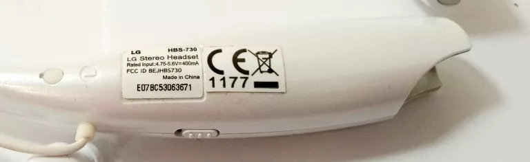 LG FORCE SŁUCHAWKI BEZPRZEWODOWE STEREO HBS-730