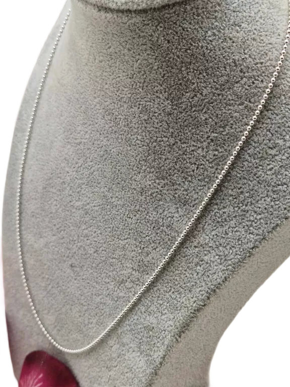 SREBRNY ŁAŃCUSZEK KULKA 925P 3,19 G 48CM