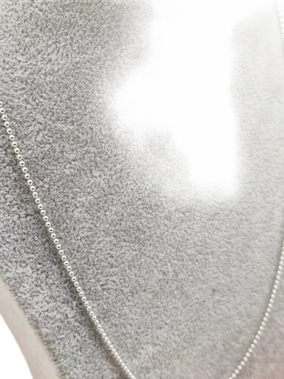 SREBRNY ŁAŃCUSZEK KULKA 925P 3,19 G 48CM