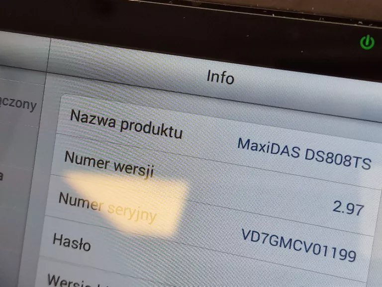 TESTER DIAGNOSTYCZNY AUTEL MAXIDAS DS808TS