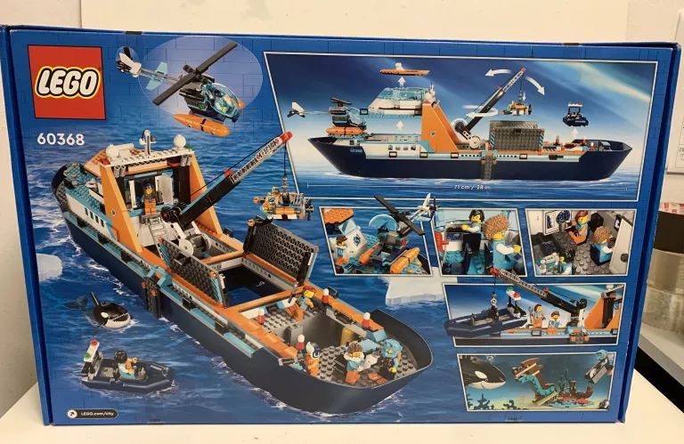 KLOCKI LEGO CITY 60368 ARKTYCZNY STATEK BADAWCZY