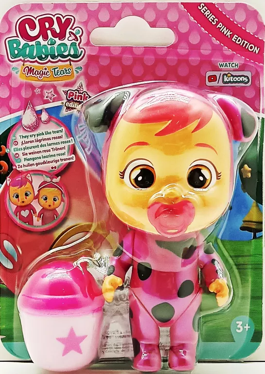 LALKA CRY BABIES MAGIC TEARS PINK EDITION