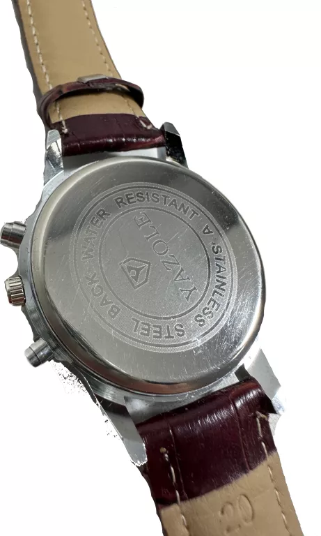 ELEGANCKI ZEGAREK MĘSKI KWARCOWY YAZOLE 271 ŚWIETNY STAN