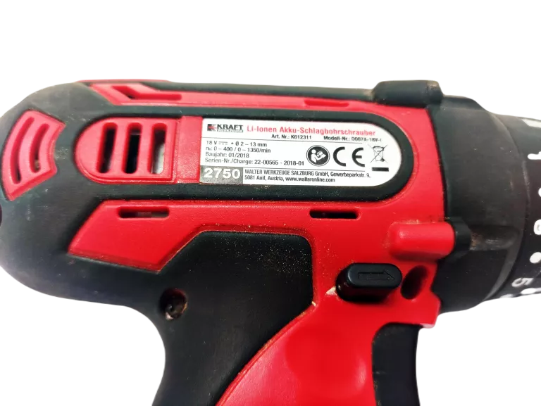 WKRĘTARKA KRAFT D007A PLUS BATERIA WALIZKA