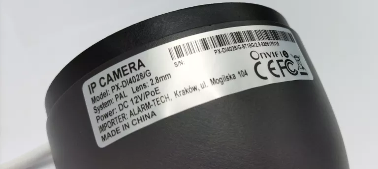 KAMERA ZEWNĘTRZNA IP IPOX 4MP PX-DI4028 KOPUŁA