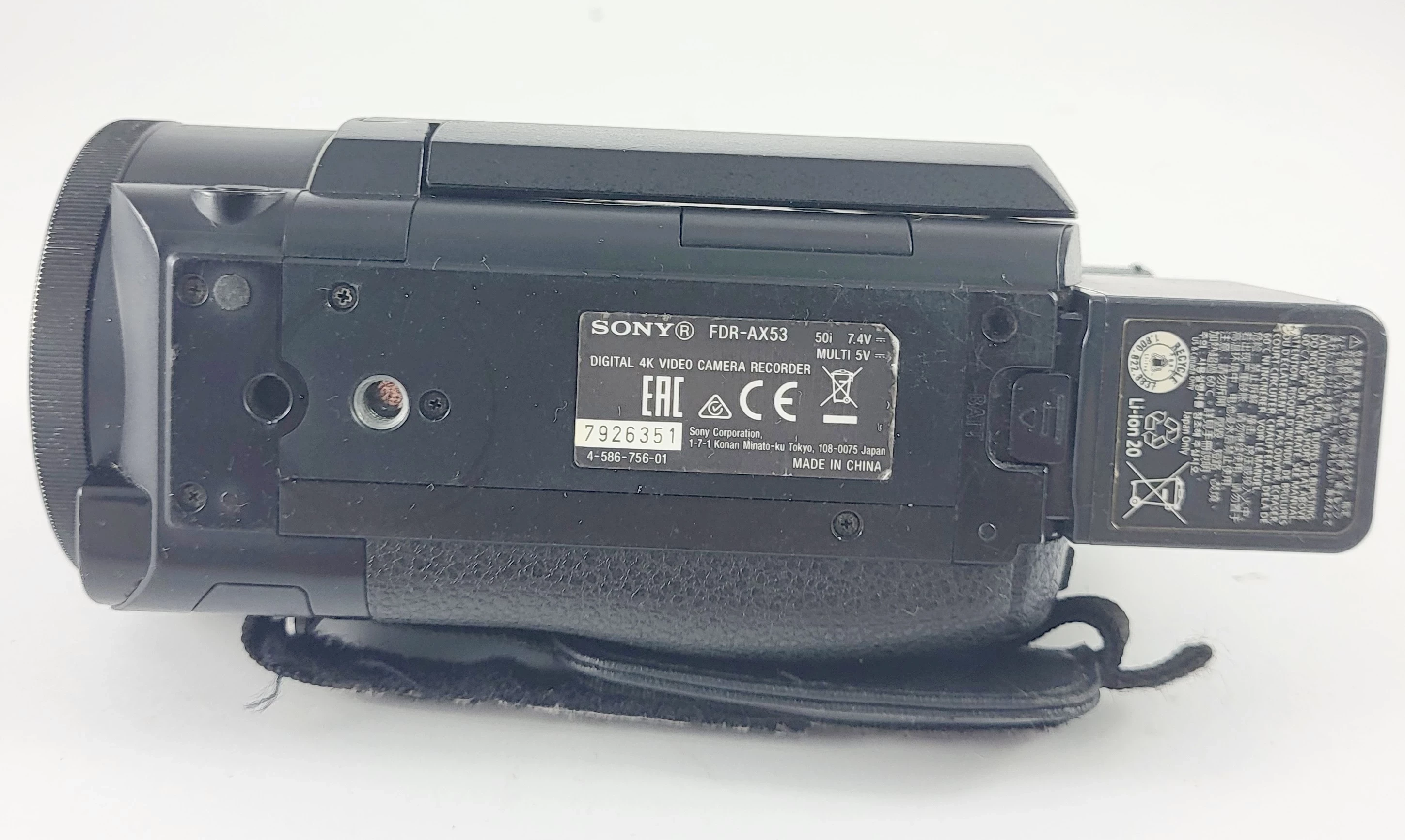 kamera-sony-handycam-fdr-ax53-nosnik-danych-sd