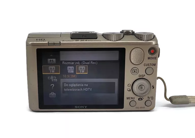 APARAT CYFROWY SONY CYBER-SHOT DSC-HX50 SREBRNY