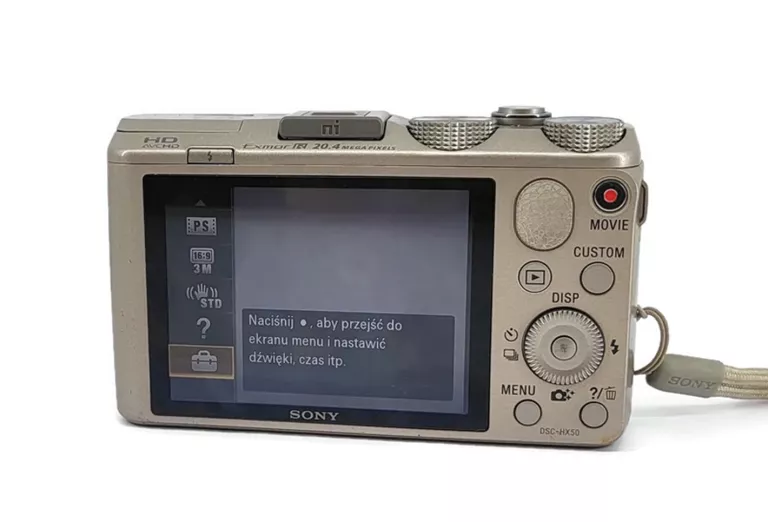 APARAT CYFROWY SONY CYBER-SHOT DSC-HX50 SREBRNY