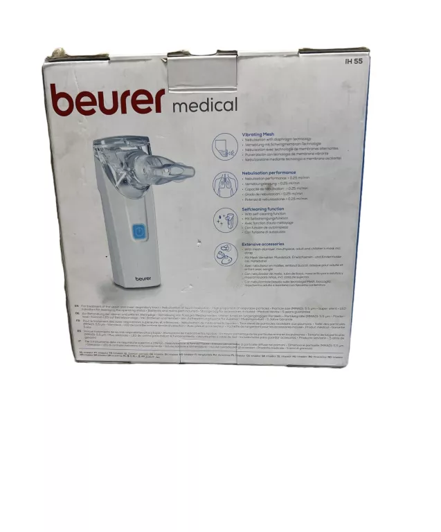 INHALATOR NEBULIZATOR PRZENOŚNY BEURER IH 55