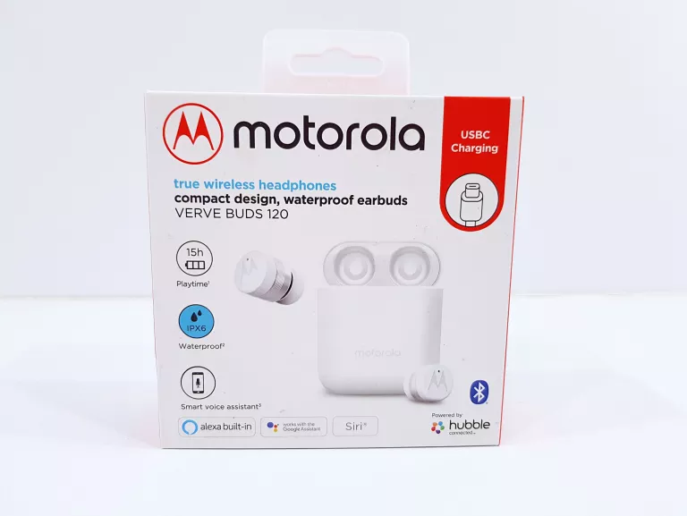 S UCHAWKI BT MOTOROLA VERVE BUDS 120 BIA E Bezprzewodowe