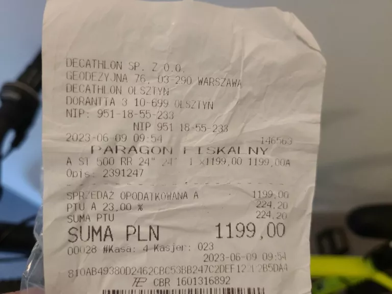ROWER GÓRSKI MTB DZIECIĘCY ROCKRIDER ST 500 24 GW
