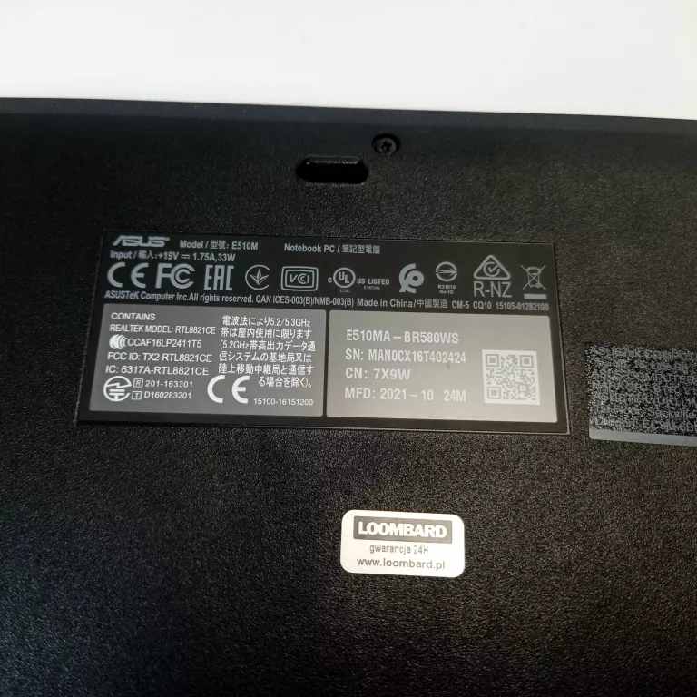 LAPTOP ASUS E510M @WARTO !!